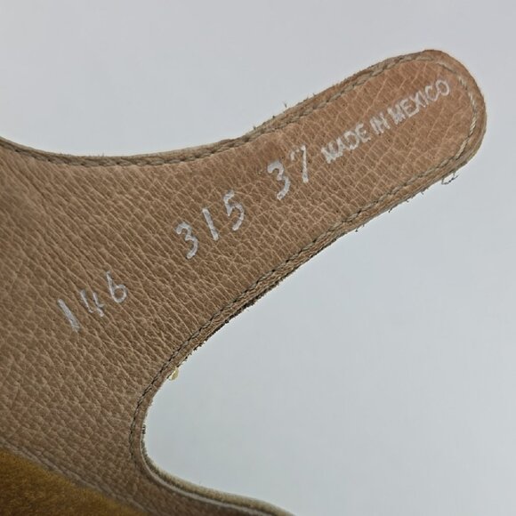 Wolky Liana Women's Beige Tan Leather Adjustable Straps Walking Sandal Size 37 - Picture 10 of 15
